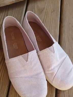 TOMS Women's Classic Alpargata shoes Light Pink